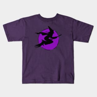 Witch Silhouette Kids T-Shirt